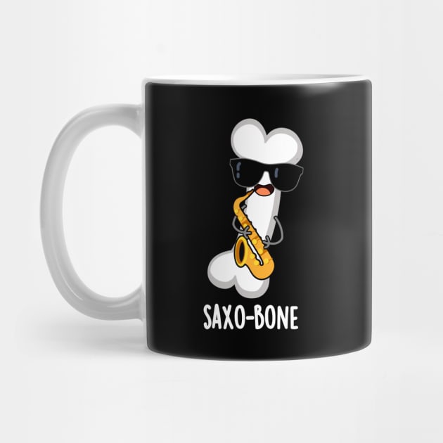 Saxo-bone Funny Bone Music Instrument Pun by punnybone